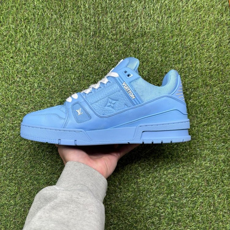 Louis Vuitton Trainer ' Light Blue ' UK 7.5