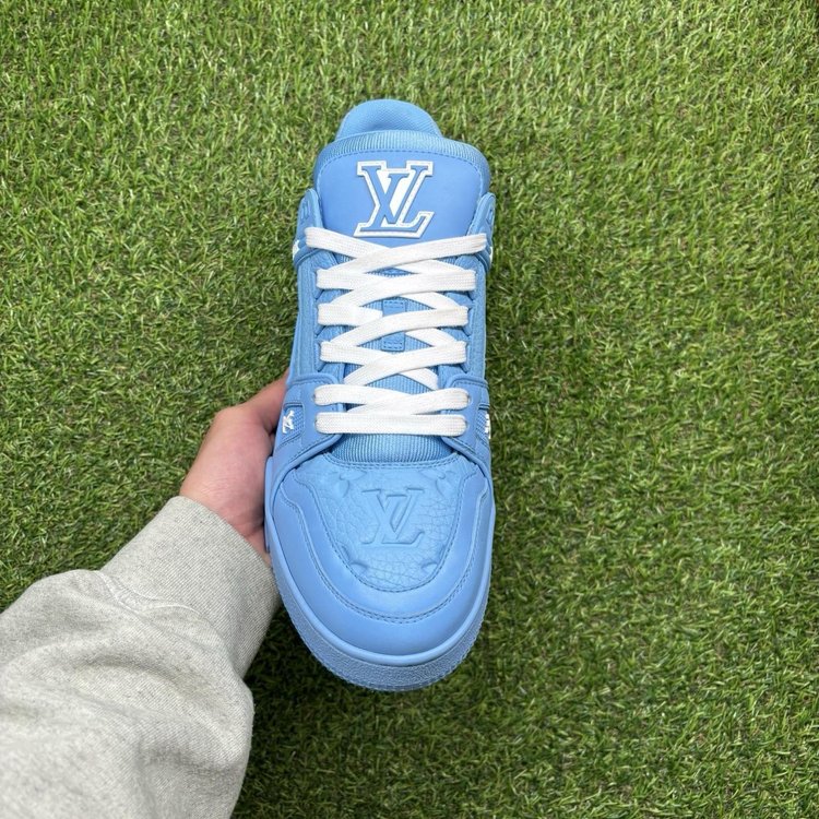 Louis Vuitton Trainer ' Light Blue ' UK 7.5