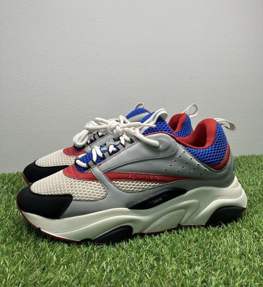Dior B22 Sneaker ‘ Gray, Red, Blue ‘ UK 10