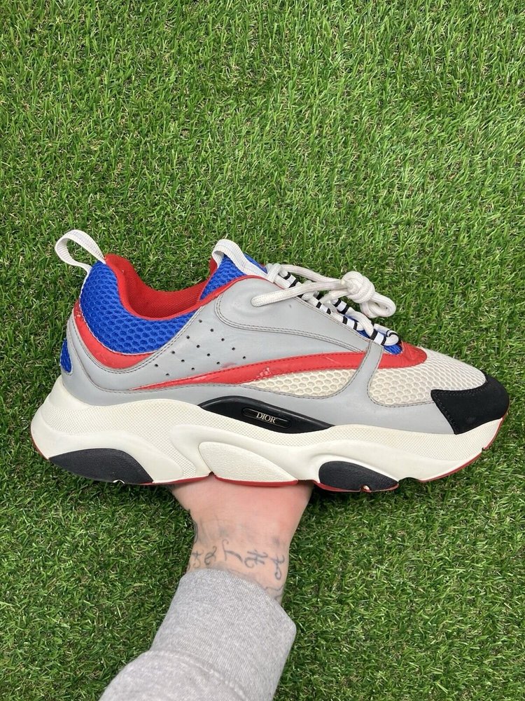Dior B22 Sneaker ‘ Gray, Red, Blue ‘ UK 10