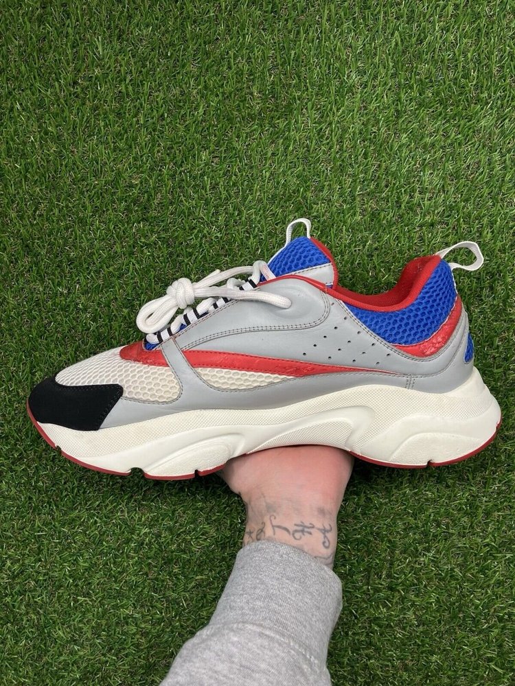 Dior B22 Sneaker ‘ Gray, Red, Blue ‘ UK 10