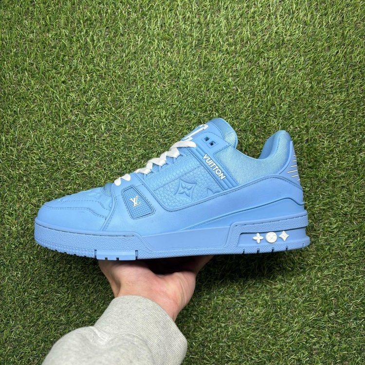 Louis Vuitton Trainer ' Light Blue ' UK 7.5