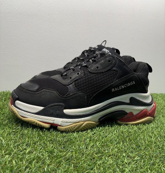 Balenciaga Triple S ' Black, Red ' UK 10