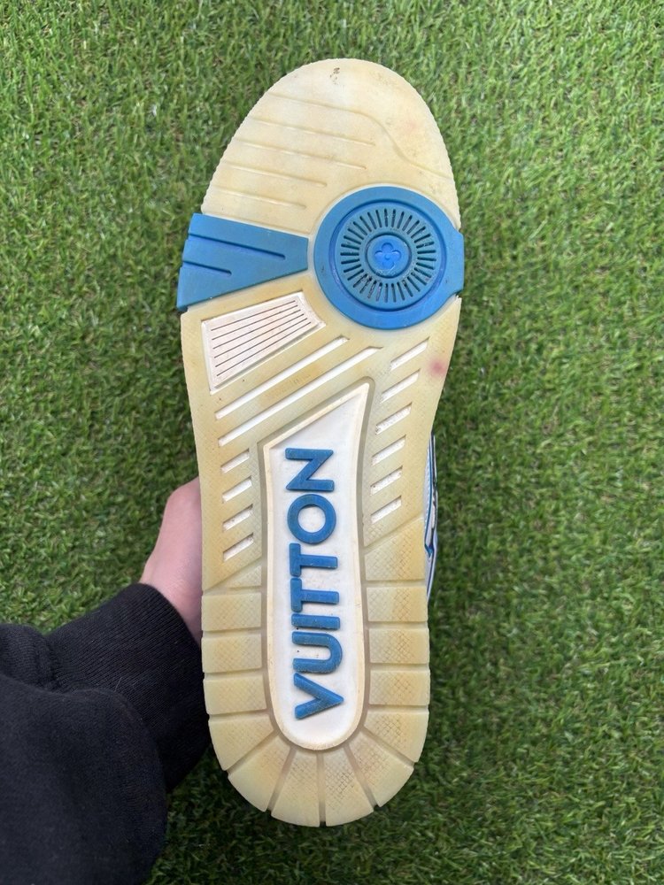 Louis Vuitton Trainer Mid ‘ White, Blue ’ UK 8.5