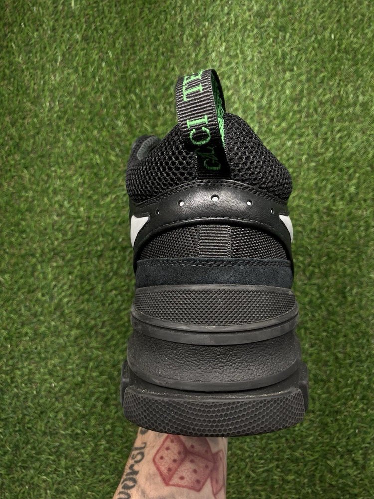 Gucci Flashtrek ' SEGA Black Leather '  UK 8