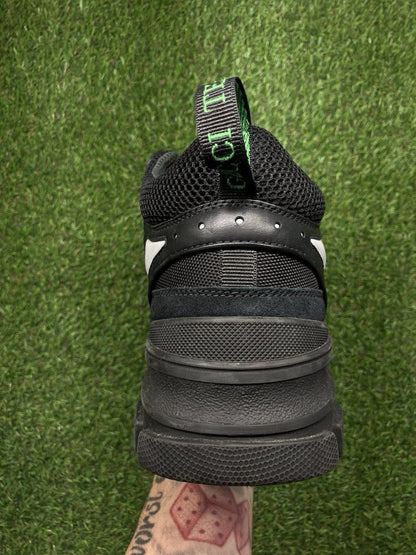 Gucci Flashtrek ' SEGA Black Leather '  UK 8