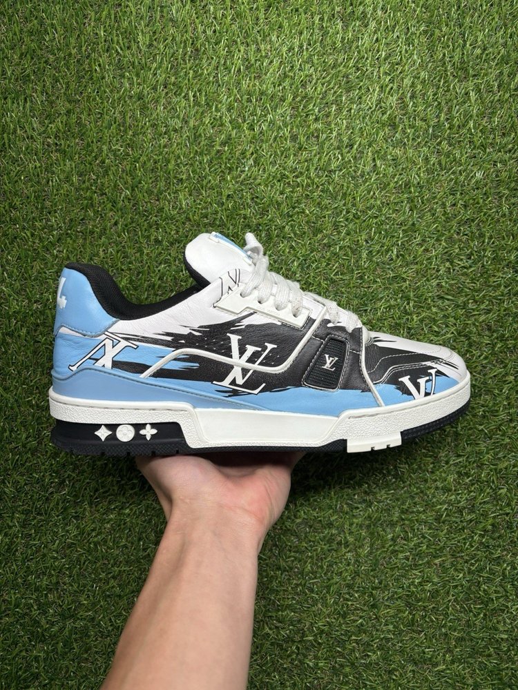 Amiri Bone Slip On Skeleton Sneakers UK 8