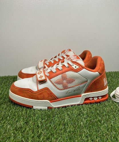 Louis Vuitton Trainer Strap ' Orange ' UK 9