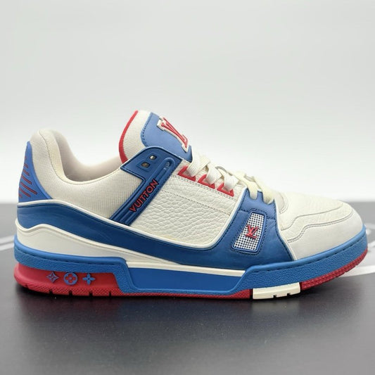 Louis Vuitton Trainer ' White Red Blue ' UK 9.5
