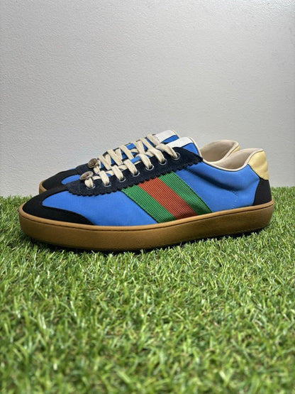 Gucci Web Accent Nylon ‘ Blue ‘ UK 8