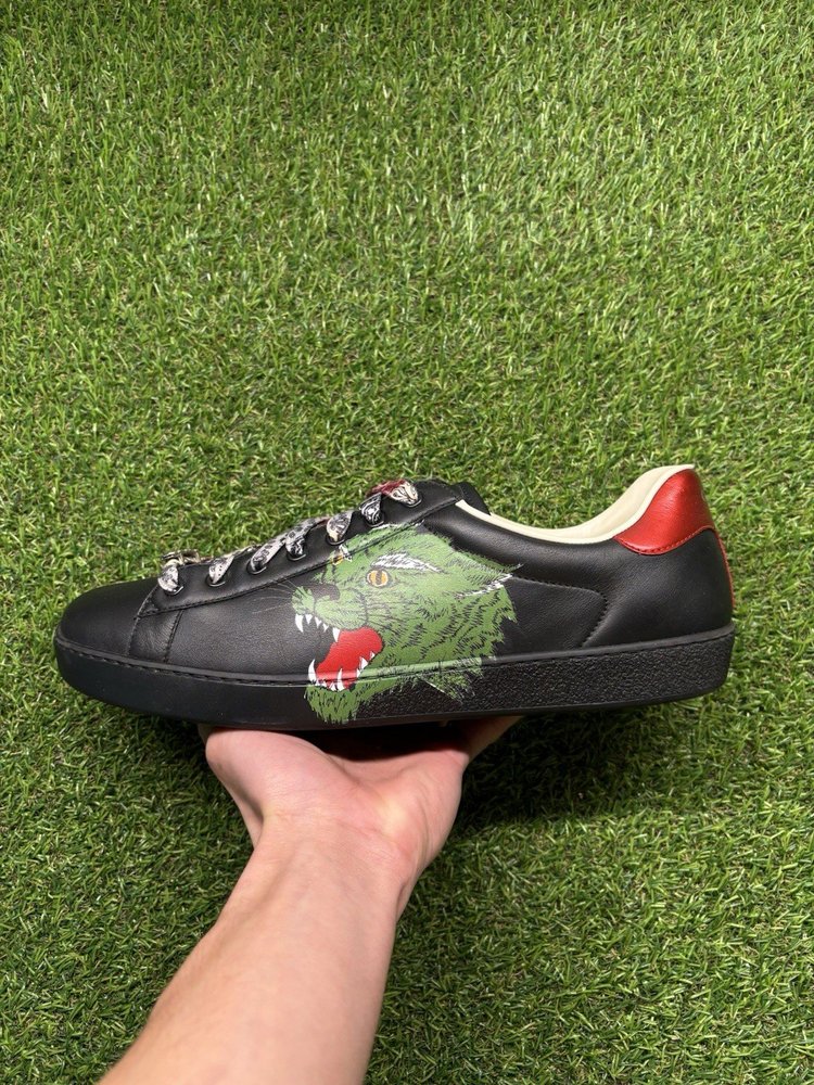 Gucci Ace ' Green Panther ' UK 11