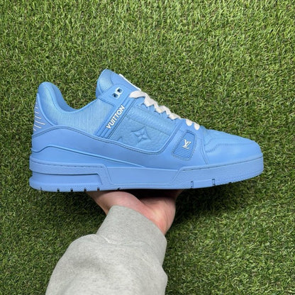 Louis Vuitton Trainer ' Light Blue ' UK 7.5
