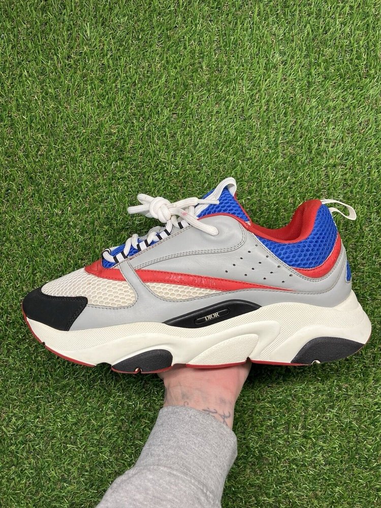 Dior B22 Sneaker ‘ Gray, Red, Blue ‘ UK 10