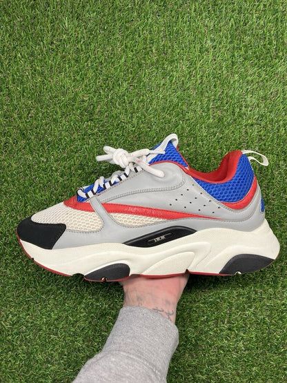 Dior B22 Sneaker ‘ Gray, Red, Blue ‘ UK 10