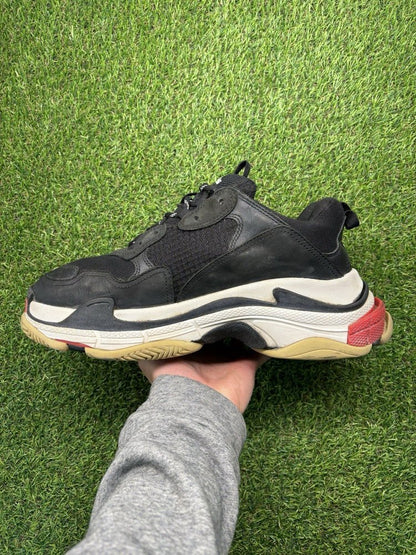 Balenciaga Triple S ' Black, Red ' UK 10