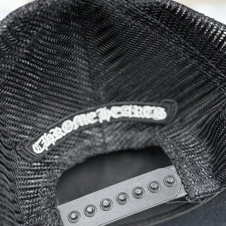 Chrome Hearts Hollywood Exclusive Trucker Hat ' Black '