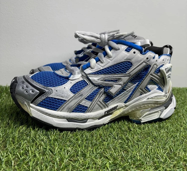 Balenciaga Runner ' White, Blue ' UK 8