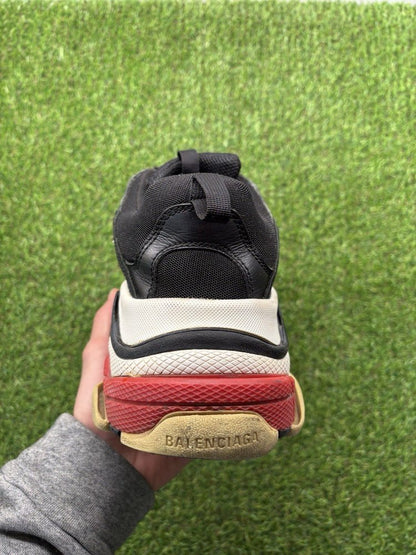 Balenciaga Triple S ' Black, Red ' UK 10