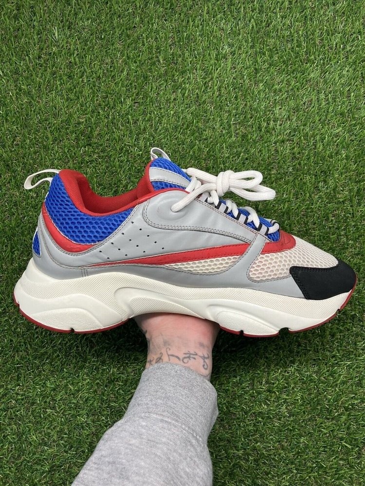 Dior B22 Sneaker ‘ Gray, Red, Blue ‘ UK 10