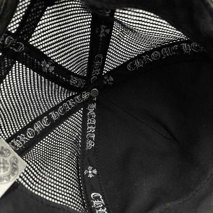 Chrome Hearts Hollywood Exclusive Trucker Hat ' Black '