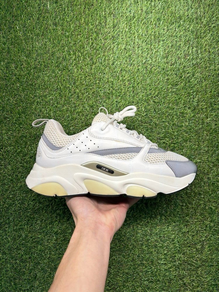 Dior B22 Sneaker ' White Reflective '  UK 10