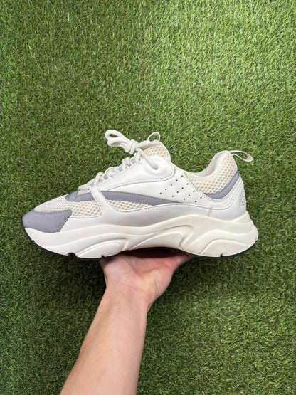 Dior B22 Sneaker ' White Reflective '  UK 10
