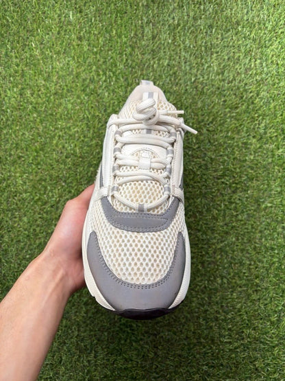 Dior B22 Sneaker ' White Reflective '  UK 10