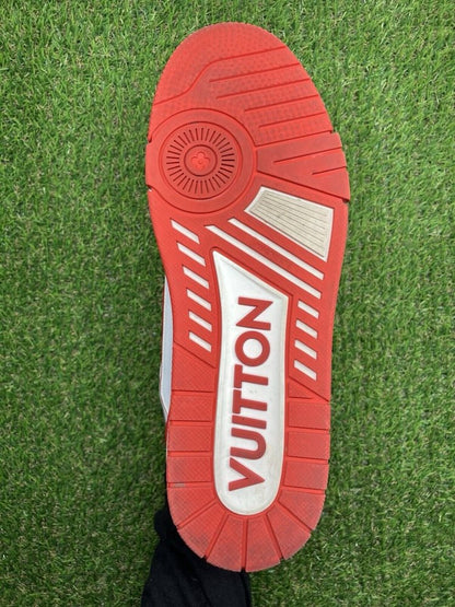 Louis Vuitton Virgil 'White,Red' High Trainer  UK 8.5