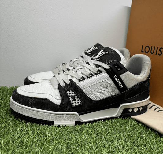 Louis Vuitton Trainer ' Black White '  UK 10