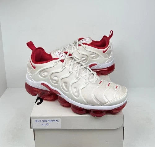 Nike Air VaporMax Plus White University Red