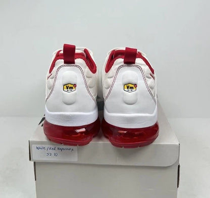 Nike Air VaporMax Plus White University Red