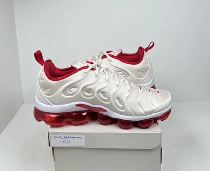 Nike Air VaporMax Plus White University Red