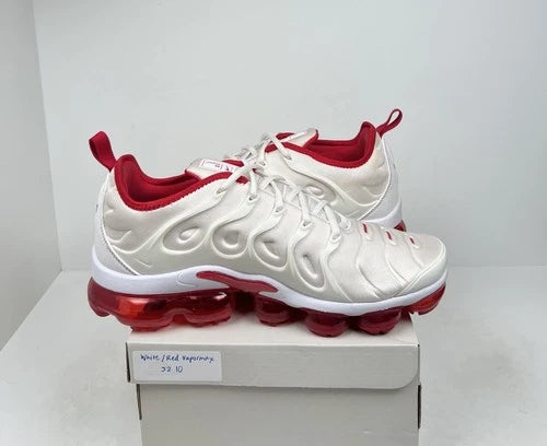 Nike Air VaporMax Plus White University Red