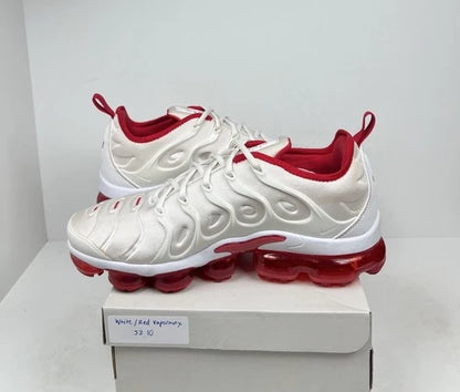 Nike Air VaporMax Plus White University Red