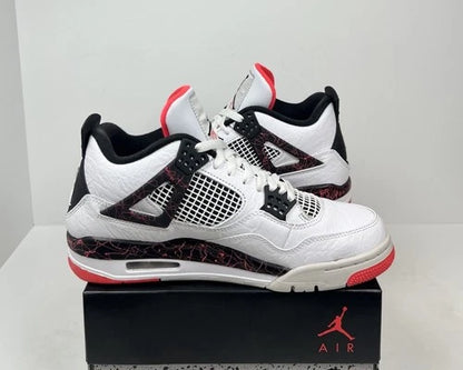 Jordan 4 Retro Pale Citron Bright Crimson 2019