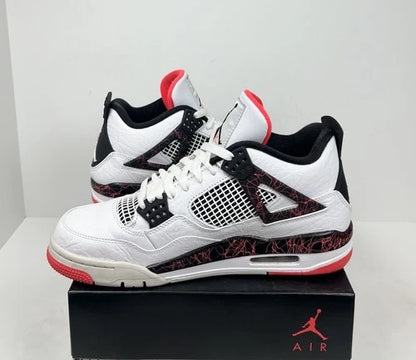 Jordan 4 Retro Pale Citron Bright Crimson 2019