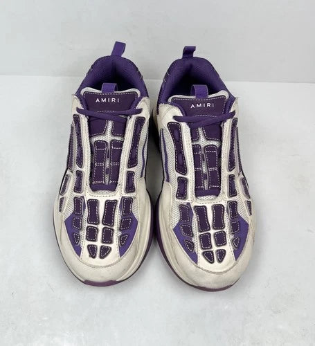 Amiri Bone Runner White/Purple Sneakers UK 8