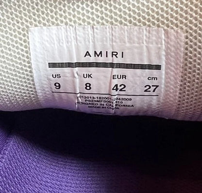 Amiri Bone Runner White/Purple Sneakers UK 8