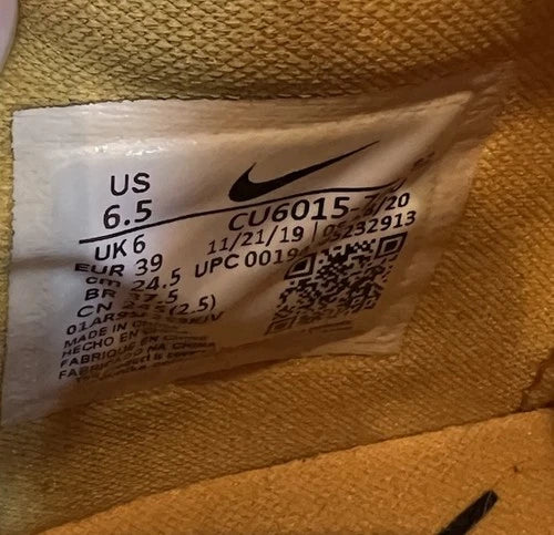 Nike Off-White x Air Rubber Dunk University Gold