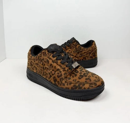 A Bathing Ape Bapesta Leopard Print UK 7.5