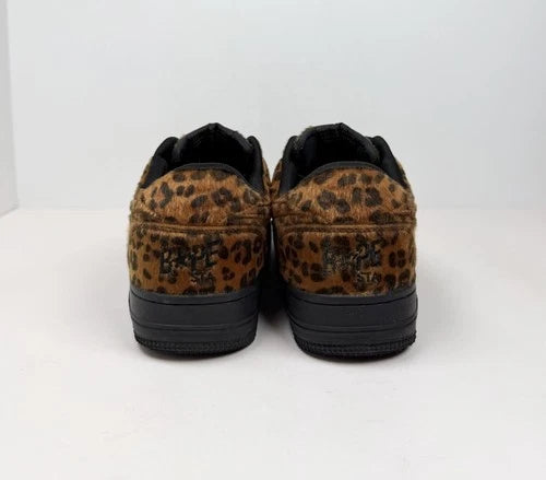 A Bathing Ape Bapesta Leopard Print UK 7.5