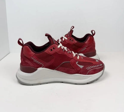 Burberry Logo Sean Sneakers Red UK 9