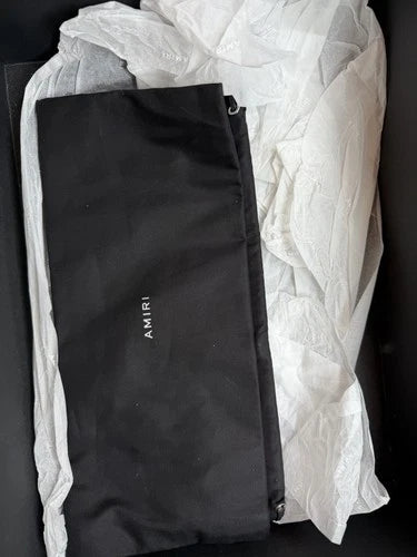 Amiri Bone Runner Orange Suede Sneakers UK 7