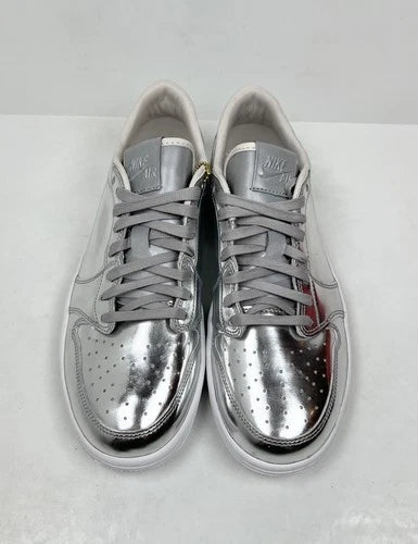 Air Jordan 1 Retro OG Pinnacle Low Metallic Silver UK 7.5