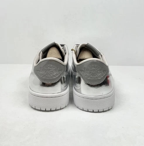 Air Jordan 1 Retro OG Pinnacle Low Metallic Silver UK 7.5