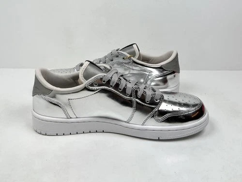 Air Jordan 1 Retro OG Pinnacle Low Metallic Silver UK 7.5