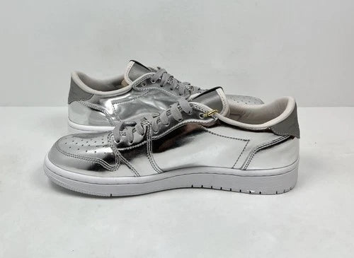Air Jordan 1 Retro OG Pinnacle Low Metallic Silver UK 7.5