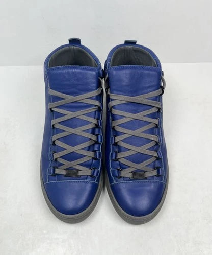 Balenciaga Arena Leather Electric Blue Sneakers UK 6
