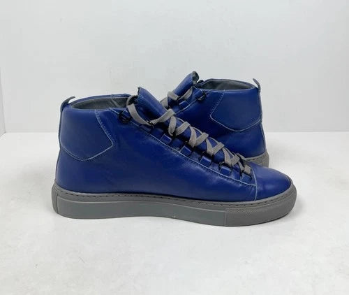 Balenciaga Arena Leather Electric Blue Sneakers UK 6