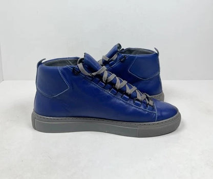 Balenciaga Arena Leather Electric Blue Sneakers UK 6